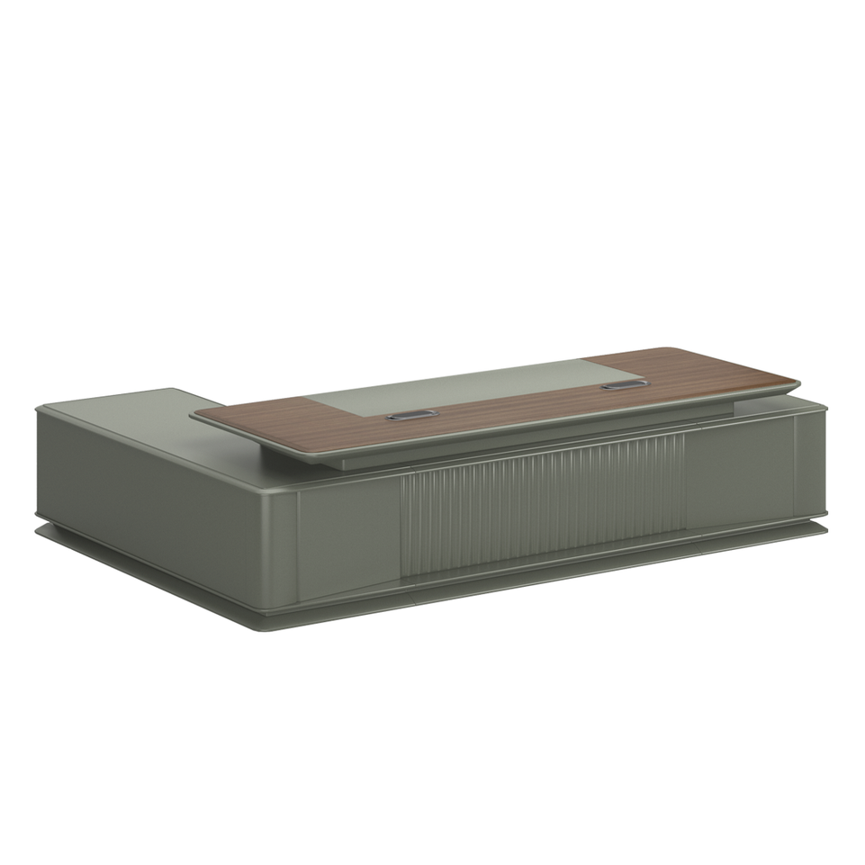 Minimalist Executive Desk with Partition Design LBZ-2044