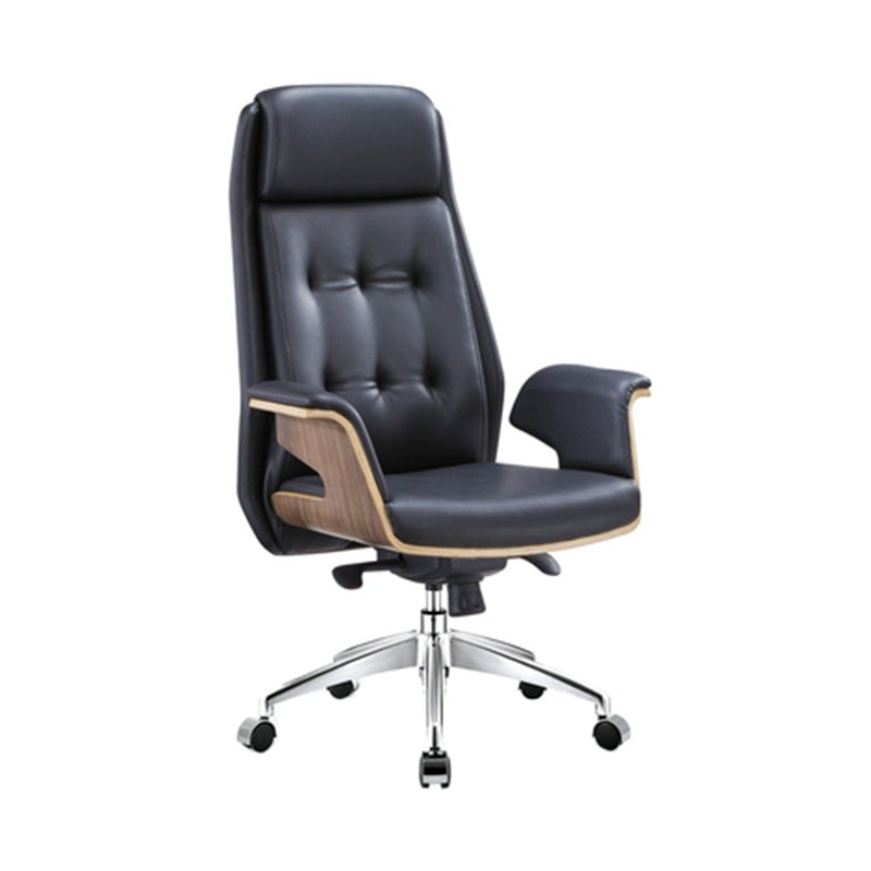 Eco-friendly Executive Desk with Odorless Safety Wire Hole and Stainless Steel Trim LBZ-10165