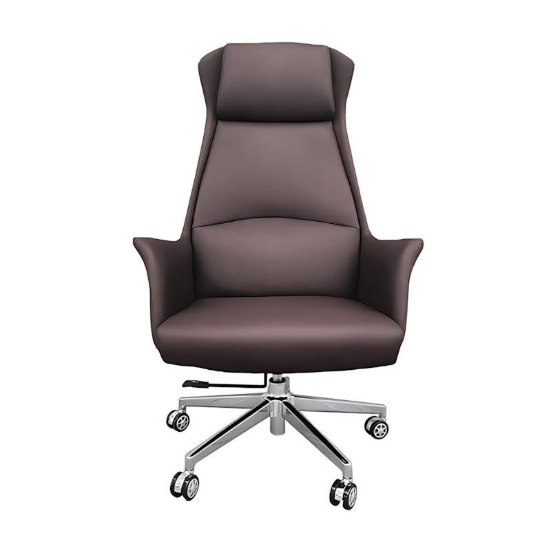 Modern Elegant Executive Desk With Front Partition,Heat Ventilation Panel And L Shaped Aesthetic Design LBZ-1030