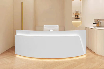 How Long Is a Typical Reception Desk?