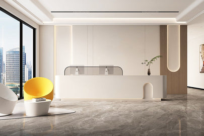 How Much Room Behind a Reception Desk?