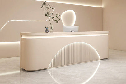 How to Anchor a Reception Desk?