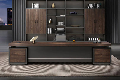 How To Set Up Computer with Executive Desk？