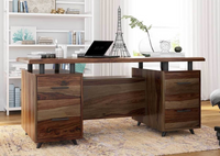 How to Style Your Workspace with a Solid Wood Executive Desk?