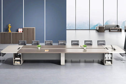 where does the conference table go in the office?