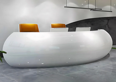 How to Build a Realistic Reception Desk?