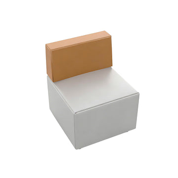 Modern Reception Desk with Modular, Solid Wood & Lumbar Support for Office Lobby