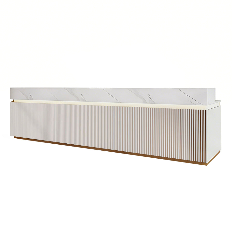 Modern Reception Desk 63-157 in Wide for Office Lobby