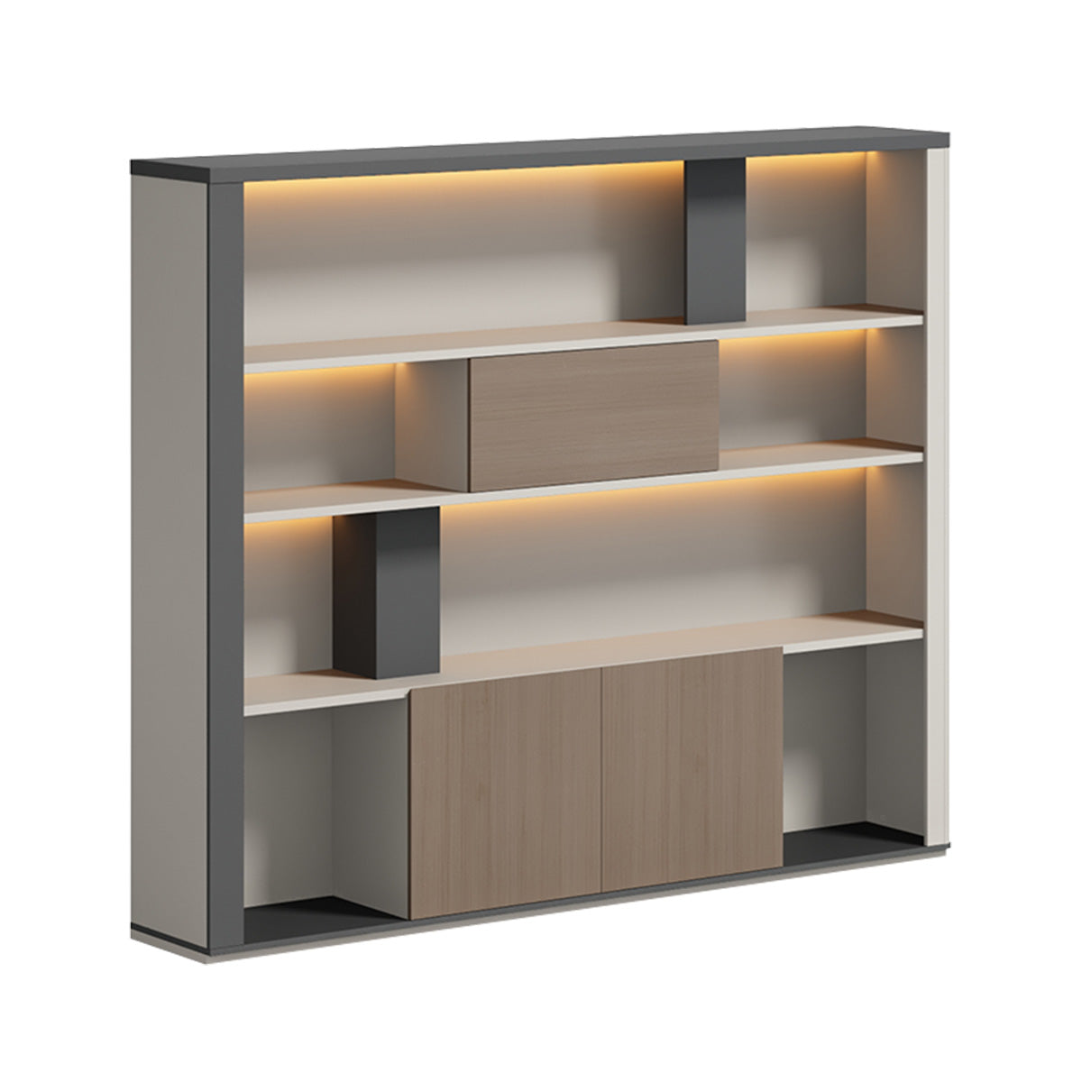 Luxury Executive Desk with File Cabinet LBZ-2058