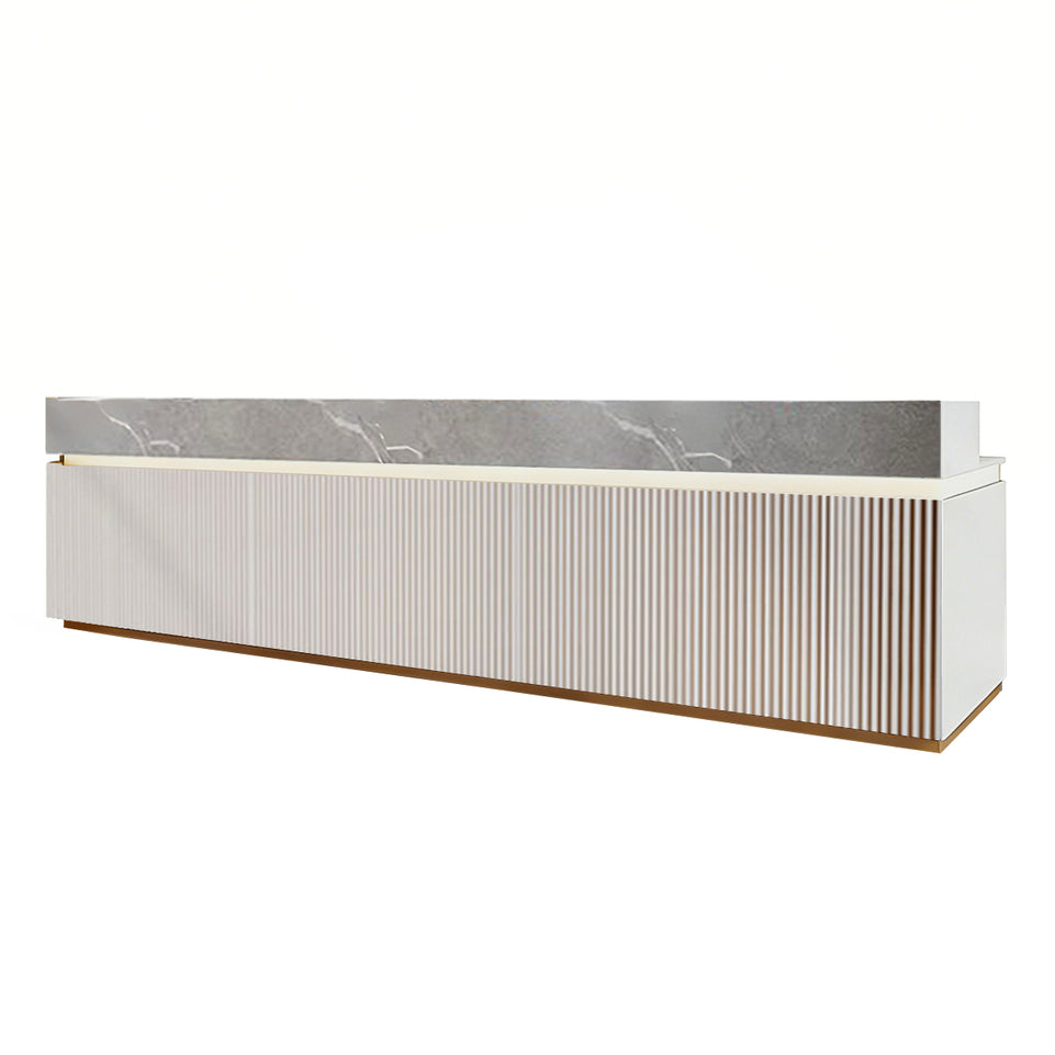 Modern Reception Desk 63-157 in Wide for Office Lobby