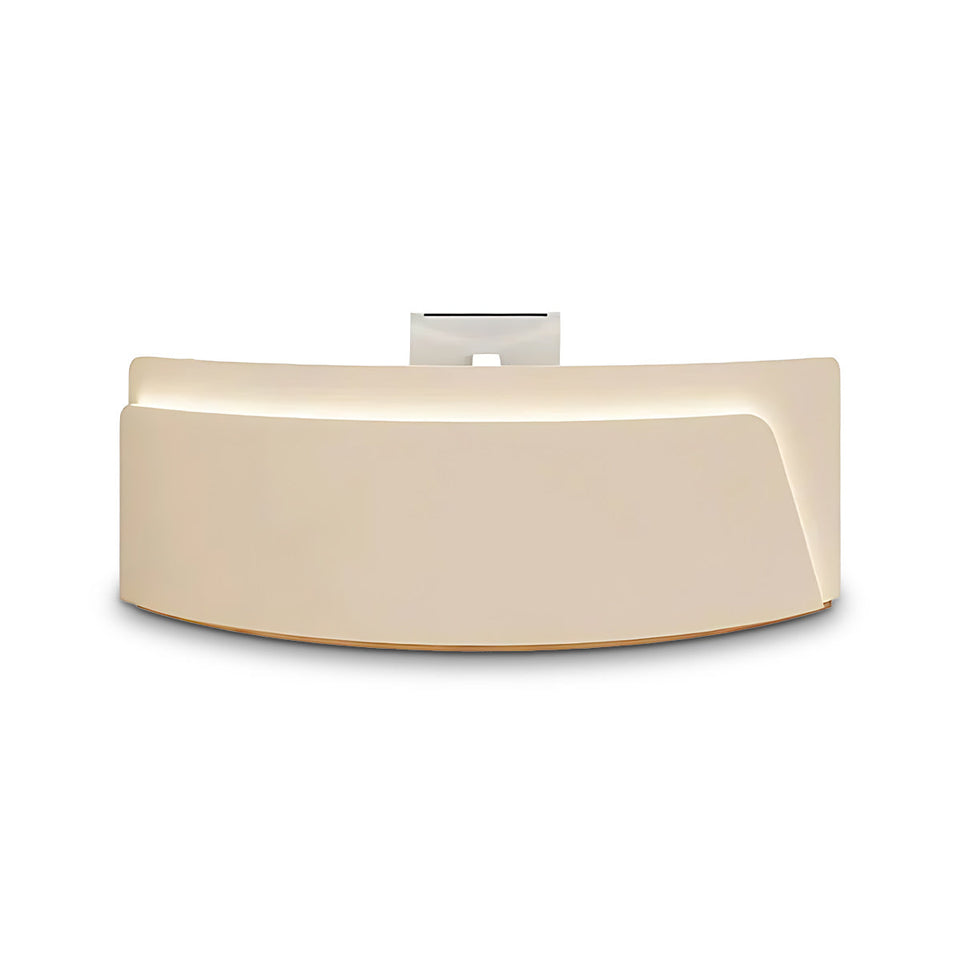 Modern Elegant LED Front Reception Desk with Spacious Drawers and Ample Storage JDT-7113