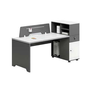 Versatile Modern Office Desk With Password Lock And Multifunctional Divider BGZ-2032