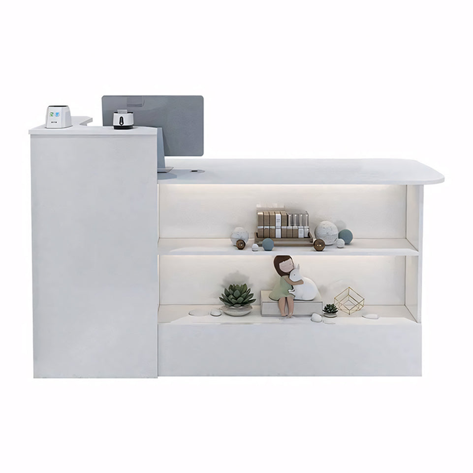 Modern  Reception Desk Retail Counter with Display Shelf JDT-104（In Stock）