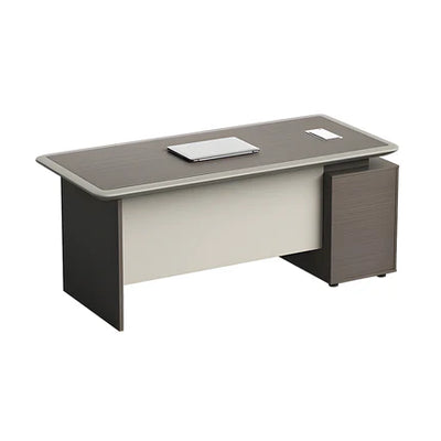 Premium Spacious Office Desk Aluminum Edge Scratch Resistant Lockable Drawers BGZ-2061