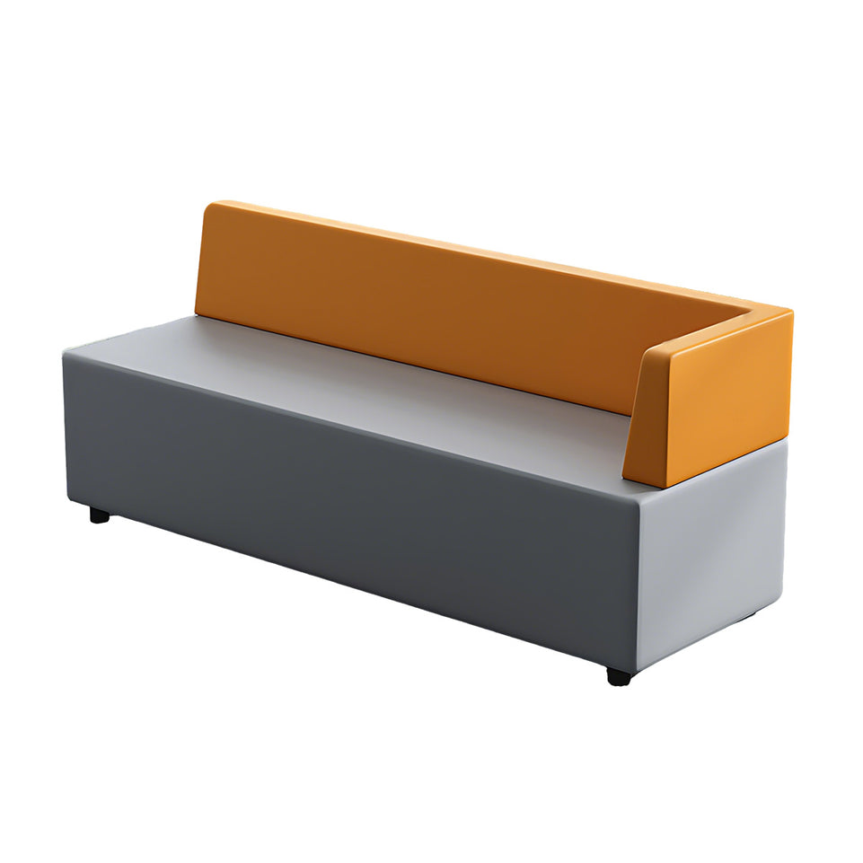 Modern Scratch-Resistant Corner Sofa with Solid Wood Frame for Office Reception and Lounge Areas JDZH-2081