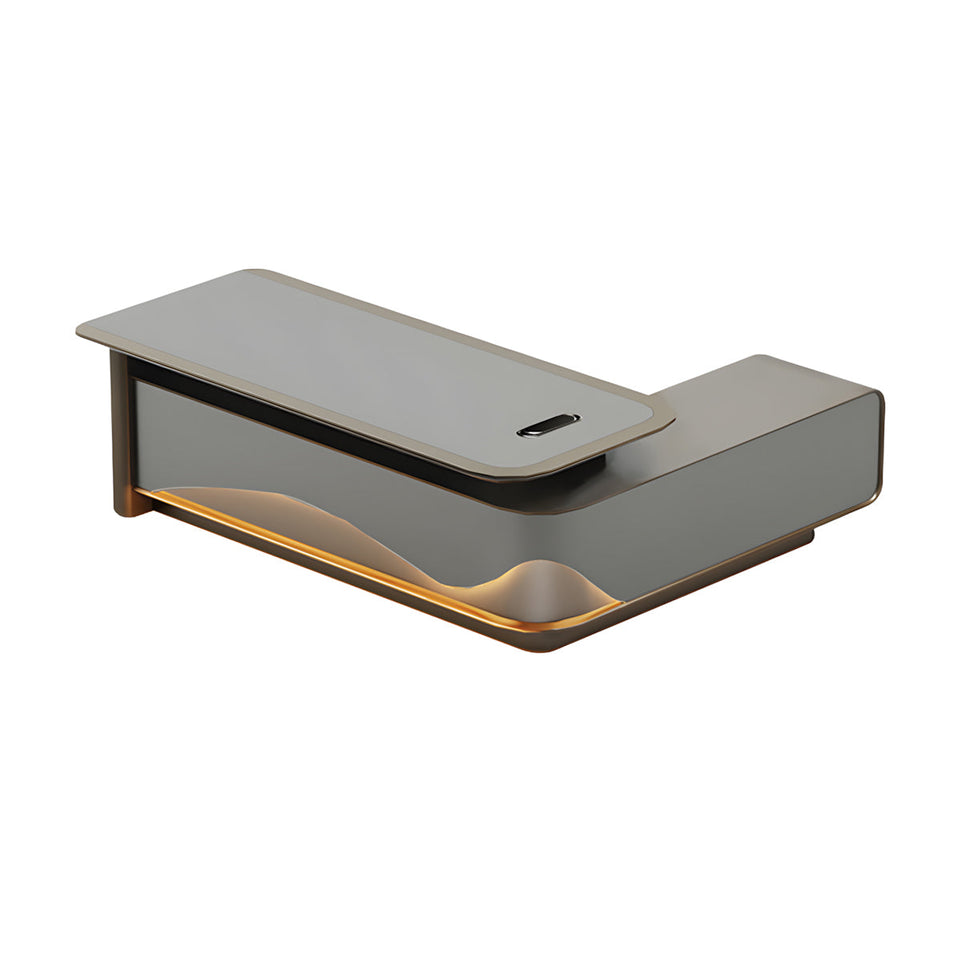 Luxury L-Shaped Executive Desk with Large Storage Cabinet & Password Lock for High-End Offices LBZ-2160