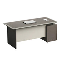 Premium Spacious Office Desk Aluminum Edge Scratch Resistant Lockable Drawers BGZ-2061
