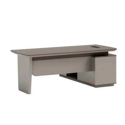 Luxury Executive Desk With Nappa Leather Inlay For CEO And Manager Offices, High-Capacity Storage And Advanced Digital Lock LBZ-2179