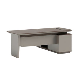 Luxury Executive Desk With Nappa Leather Inlay For CEO And Manager Offices, High-Capacity Storage And Advanced Digital Lock LBZ-2179