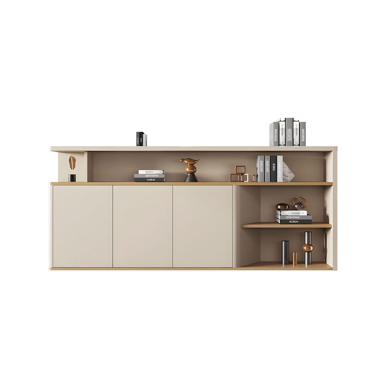 Stylish Office Storage Cabinet for Conference Rooms – Tea Cabinet, File Cabinet, Printer Stand, and Partition Storage with Large Capacity CWG-2175