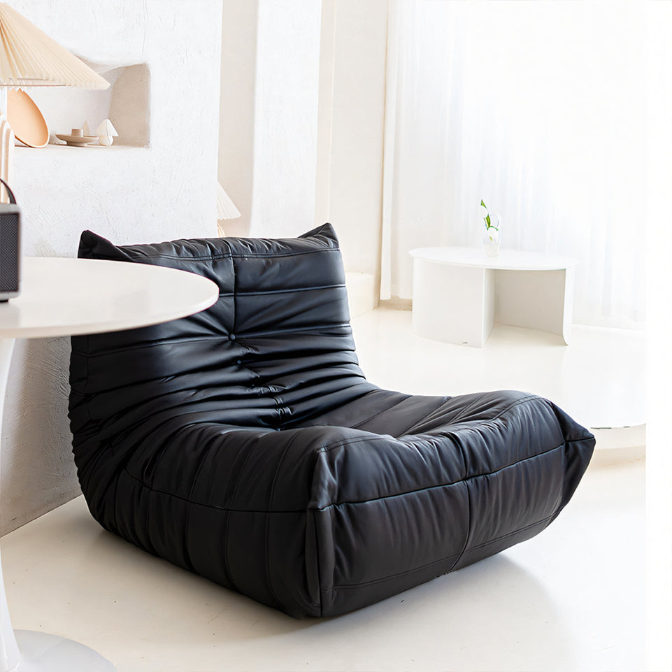 Minimalist Caterpillar-Style Bean Bag Sofa with Thick Sponge Cushions for Living Rooms and Balconies BSF-022