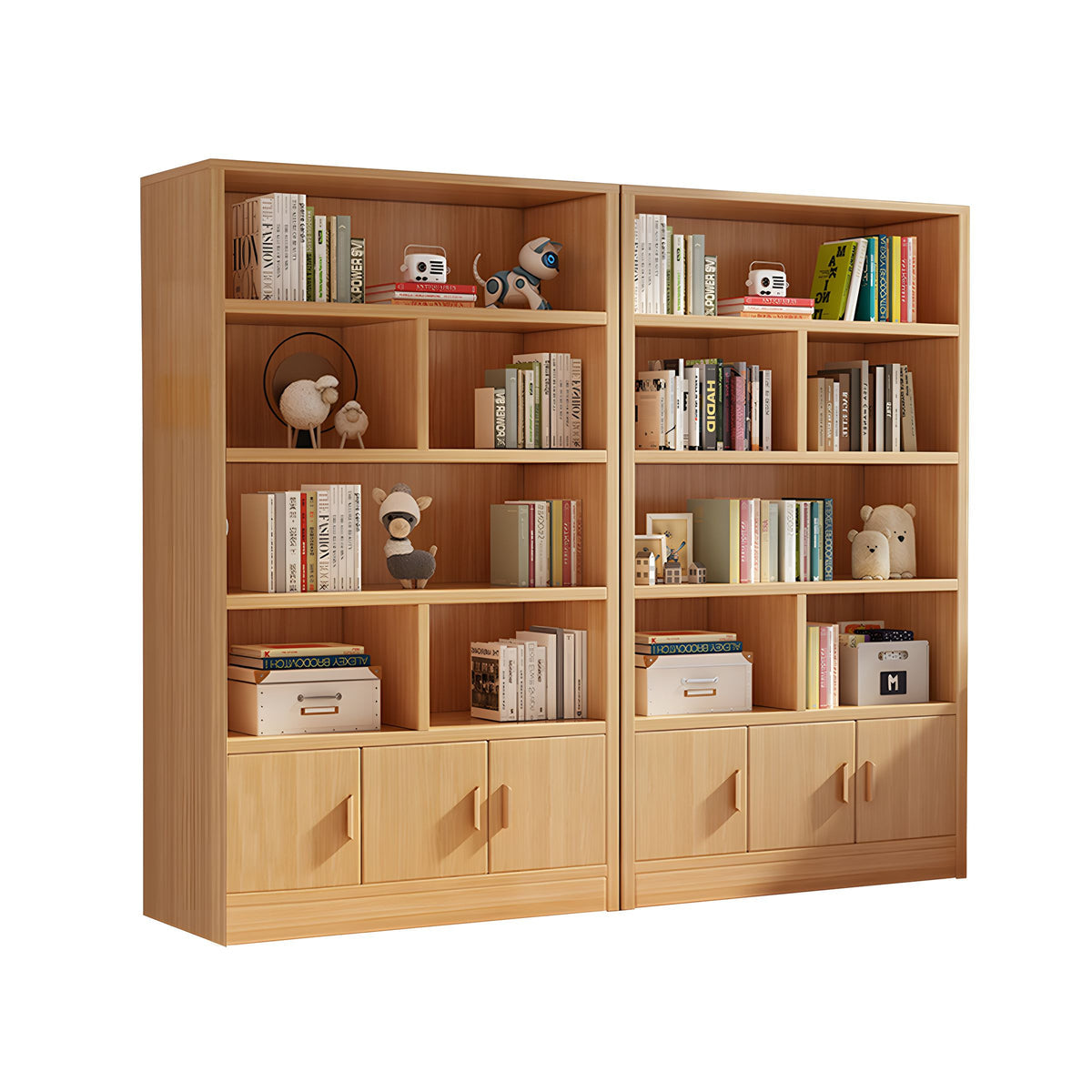 Minimalist Floor Storage Cabinet with Dust-Proof Doors for Living Room or Store Display CWG-2131