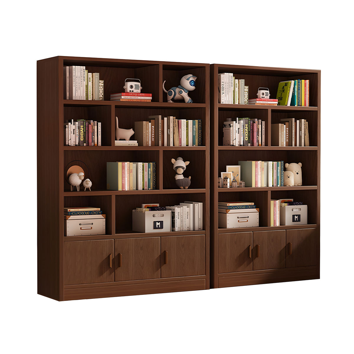 Minimalist Floor Storage Cabinet with Dust-Proof Doors for Living Room or Store Display CWG-2131