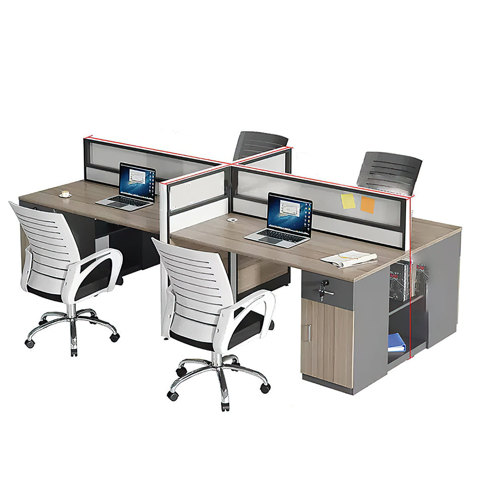 Office Furniture Computer Desk Chair Set Employee Desk YGZ-1010