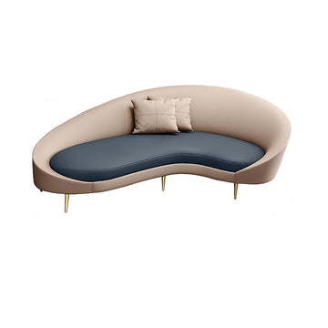 Modern Reception Desk 67 in Wide with Lumbar Support for Hotel Lobby