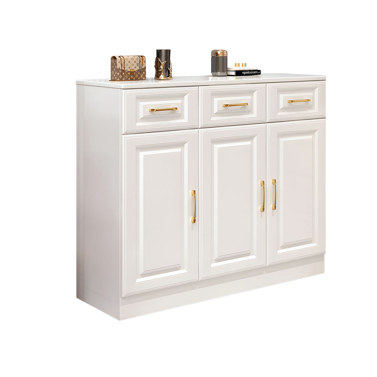 Sleek Contemporary Wooden Entryway Shoe Cabinet For Hallways And Living Rooms With Adjustable Shelves CWG-2162