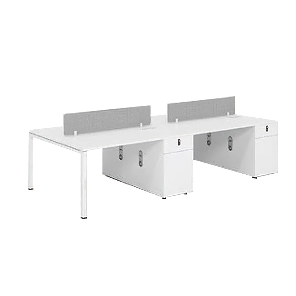 Fashion White Desk Spacious Functionality Desk YGZ-1081