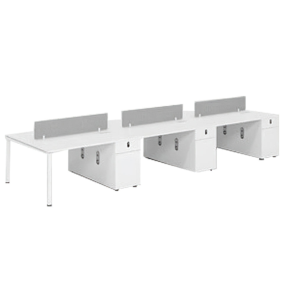 Fashion White Desk Spacious Functionality Desk YGZ-1081