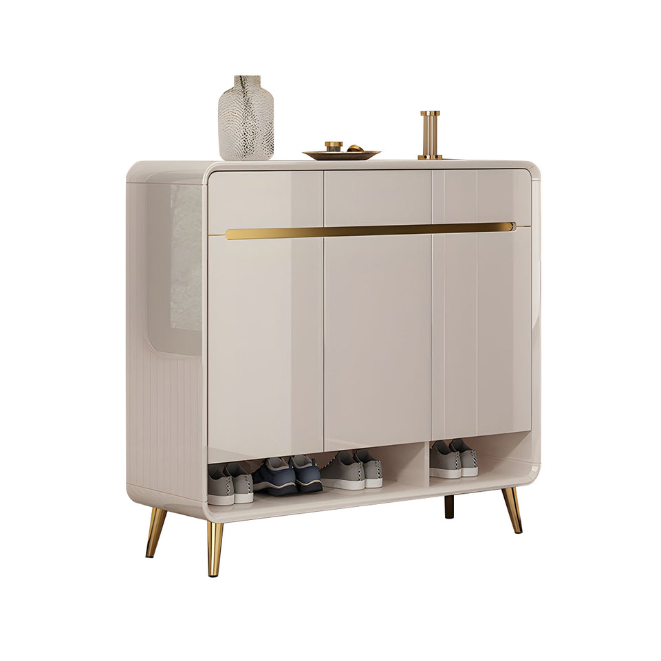 Luxury High-End Shoe Cabinet With Spacious Storage – Modern Glossy Lacquered Entryway Organizer CWG-2160
