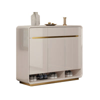 Luxury High-End Shoe Cabinet With Spacious Storage – Modern Glossy Lacquered Entryway Organizer CWG-2160