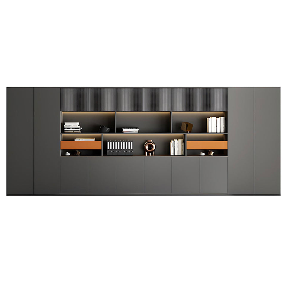 File Cabinet 79 in Tall with LED Lighting for Office