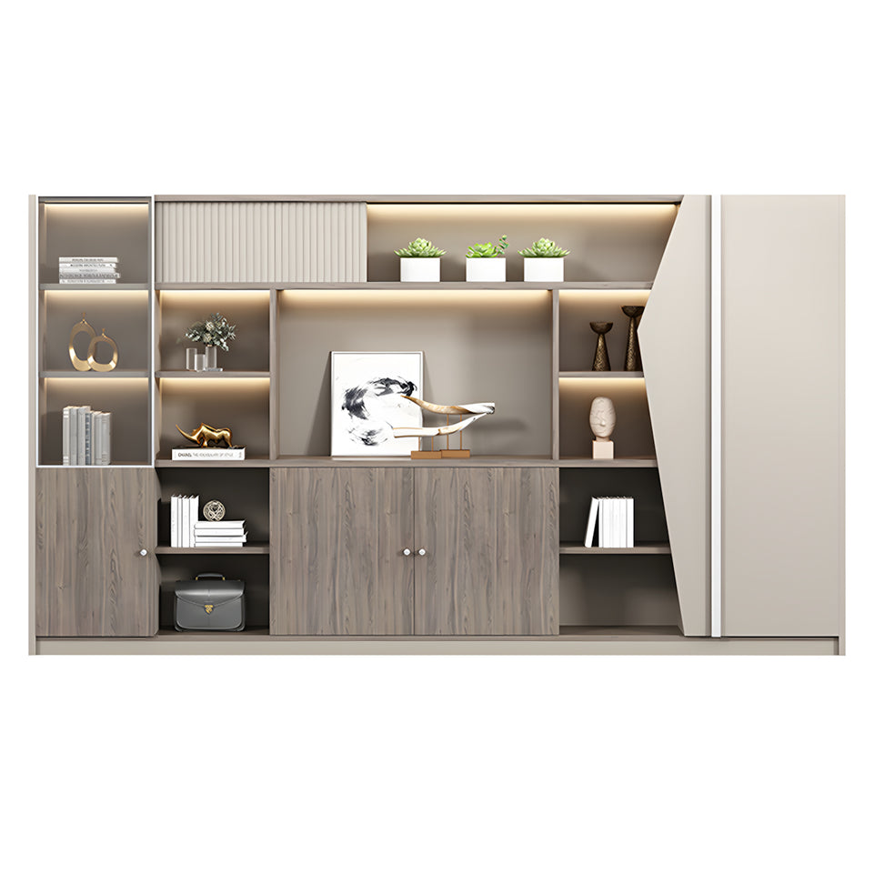 Elegant Executive Desk With Rounded Edge Design Modern Minimalist Office Desk LBZ-10163