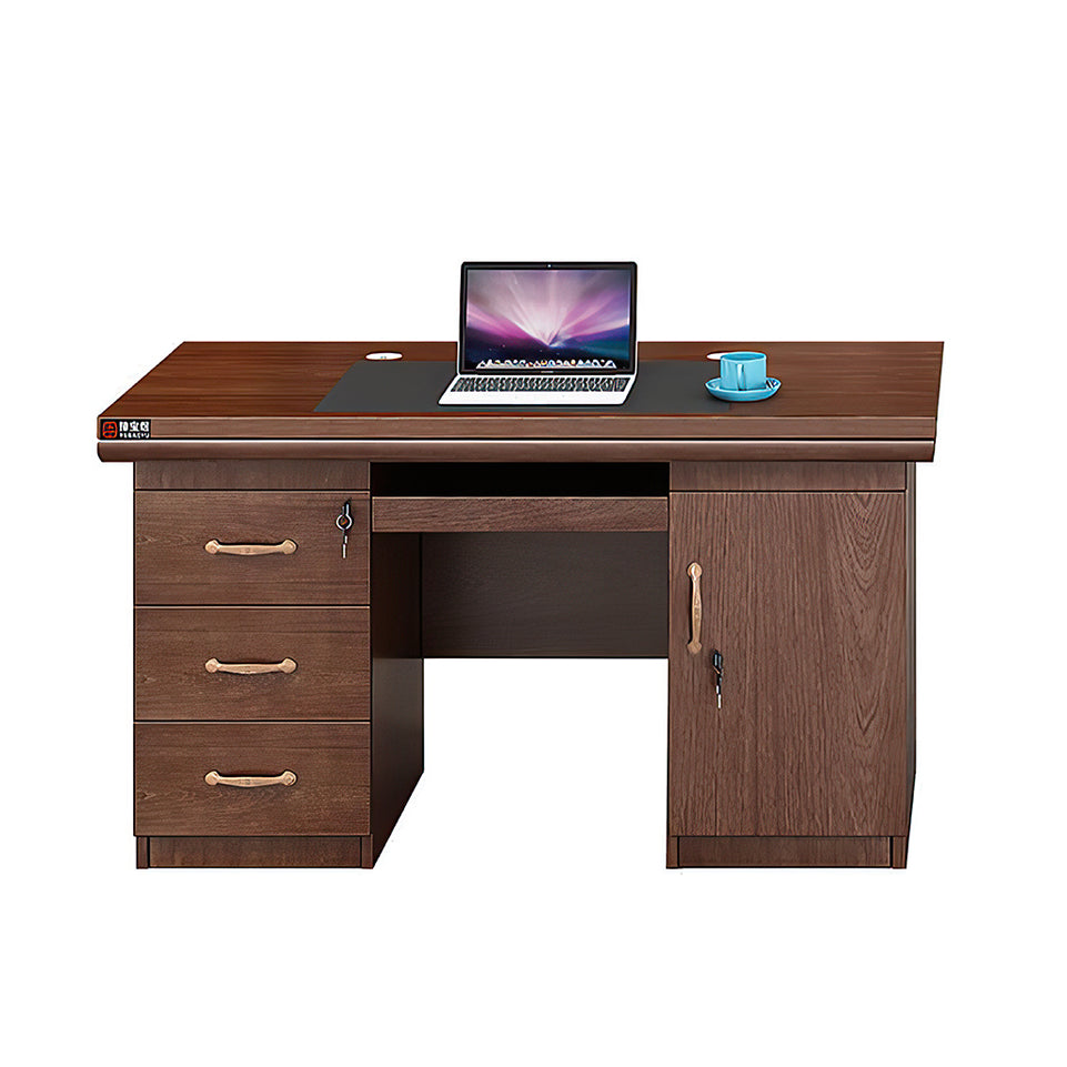 Unit solid wood painted office desk sticker YGZ-1053