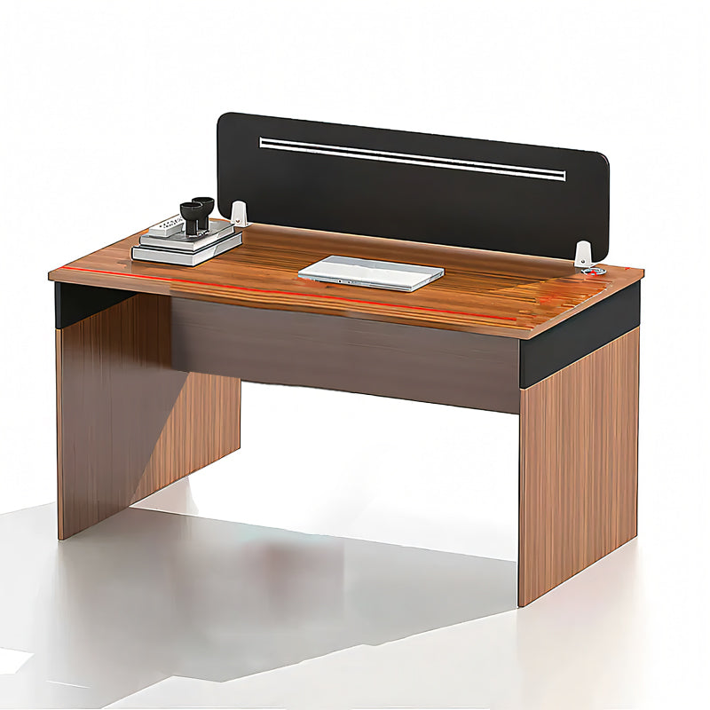 Office Computer Desk Furniture Classic Staff Work Writing Desk Single Woodgrain Table YGZ-1074