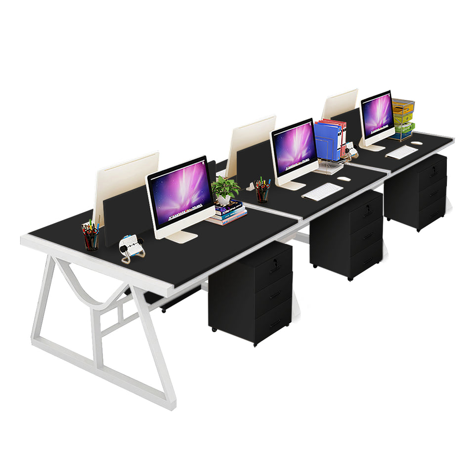 Minimalist Face-to-Face Office Desk with Mobile Storage Cabinet BGZ-2020