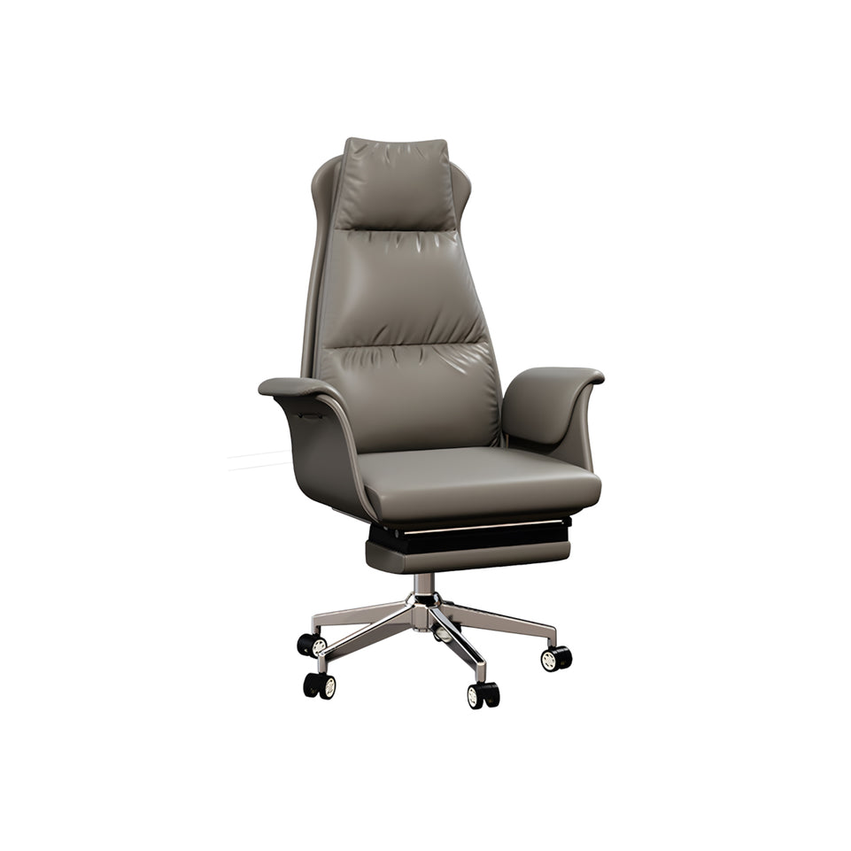 Elegant Executive Desk With Rounded Edge Design Modern Minimalist Office Desk LBZ-10163