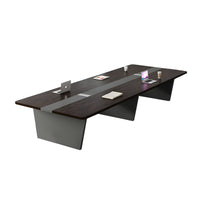 Modern Rectangular Conference Table with Cable Management Box for Office HYZ-7182