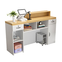 Display Shelf Reception Counter with Drawer for Retail Shops JDT-735