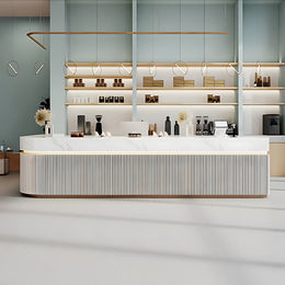 Modern Reception Desk 63-157 in Wide for Office Lobby