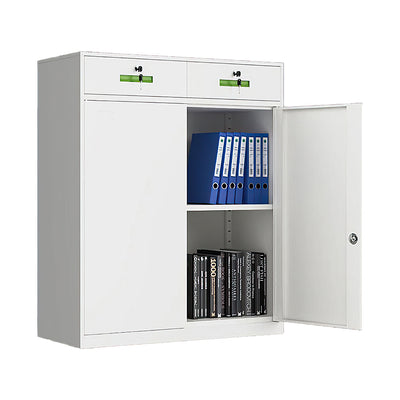 Classic Office Filing Cabinet with Sliding Doors Storage Cabinet WJG-1013