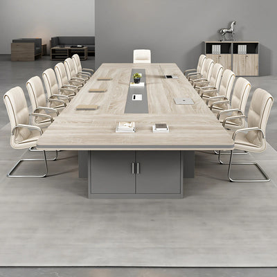 Simple modern conference table long table office rectangular negotiation reception table HYZ-1076