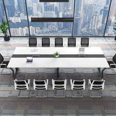 Simple modern training reception negotiation office conference table and chairs HYZ-1077