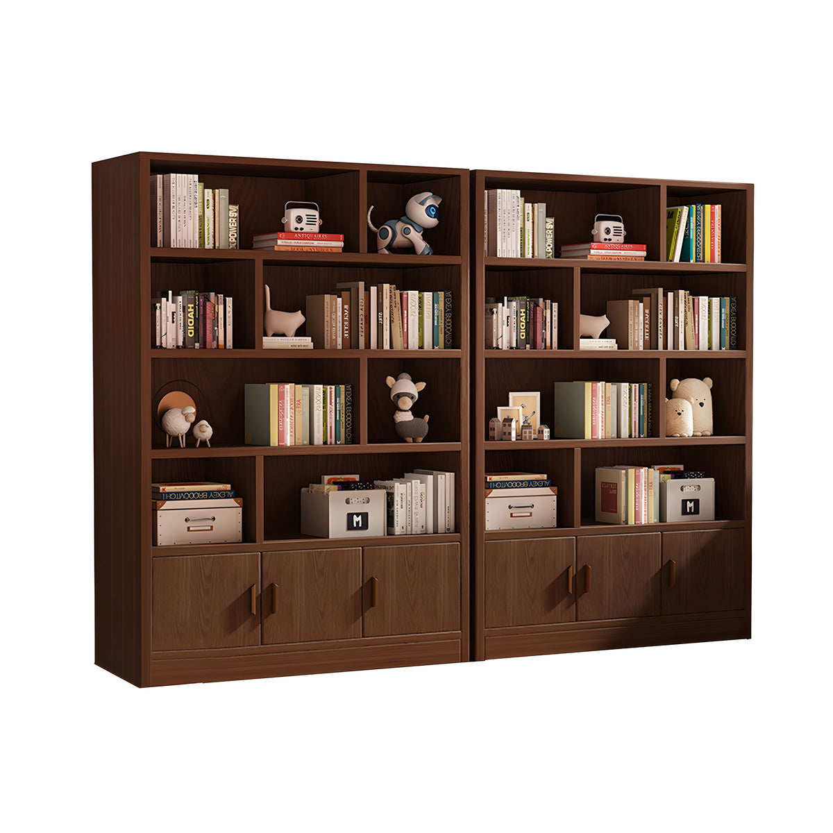 Minimalist Floor Storage Cabinet with Dust-Proof Doors for Living Room or Store Display CWG-2131
