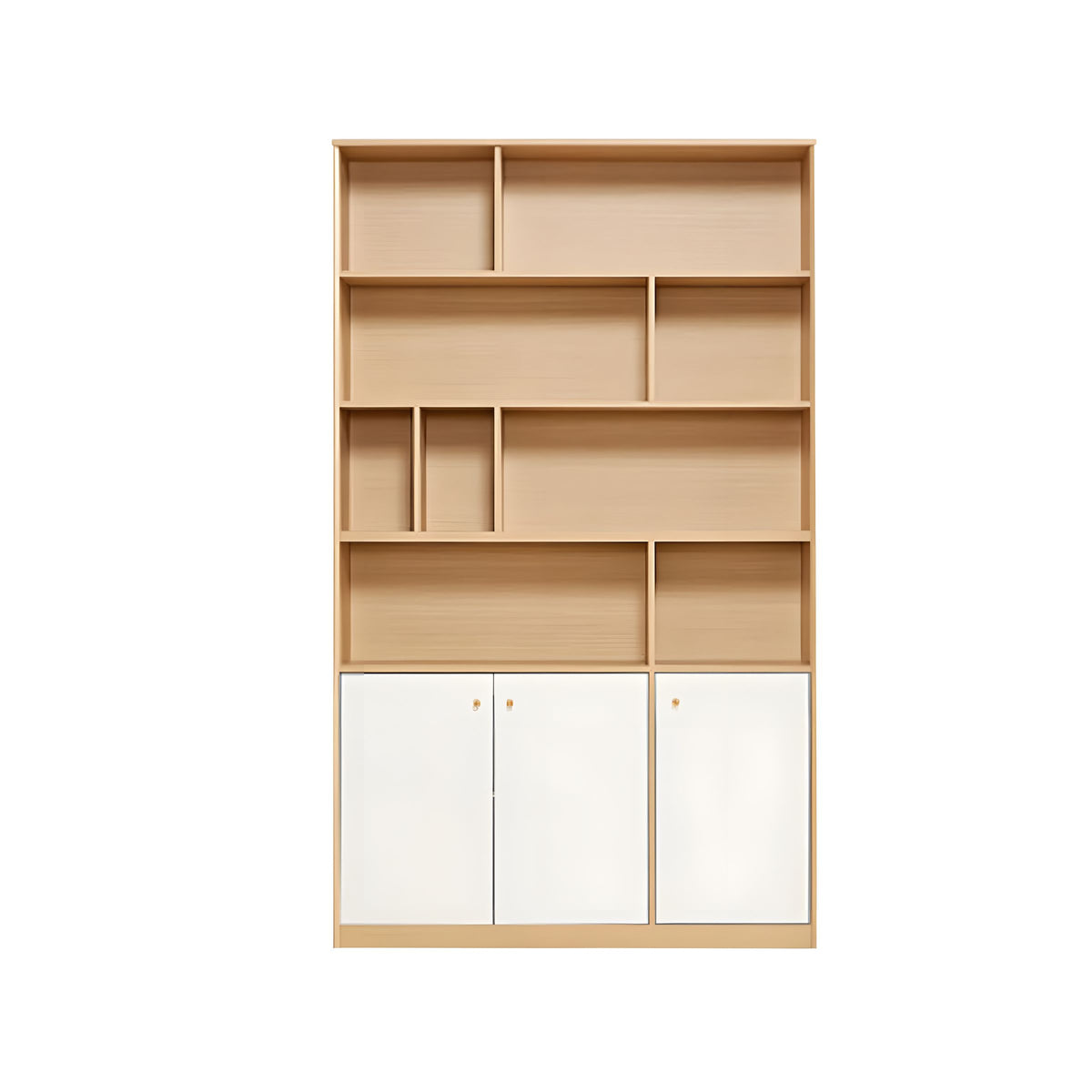 Minimalist Floor Storage Cabinet with Dust-Proof Doors for Living Room or Store Display CWG-2131