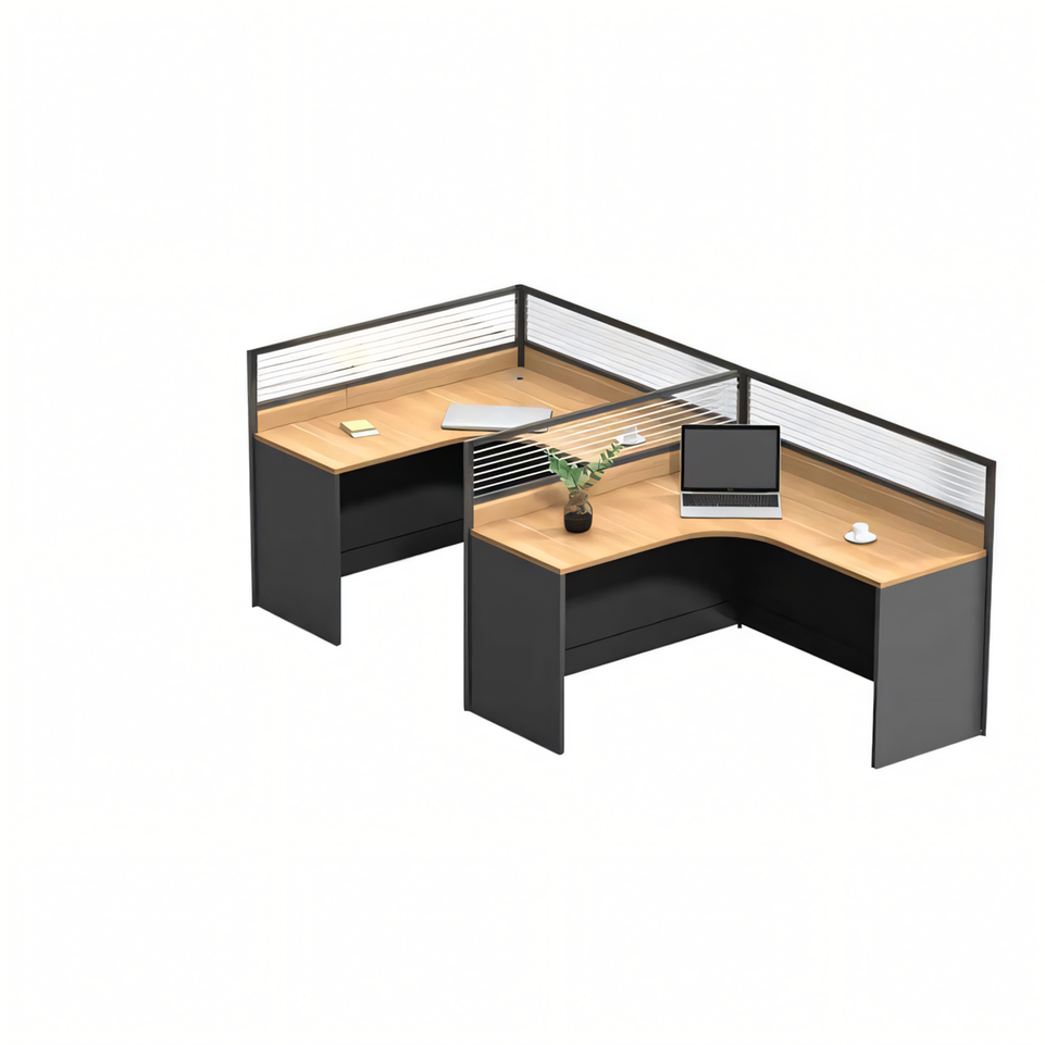 Modern Office Furniture Set with Partitioned Desks BGZ-229