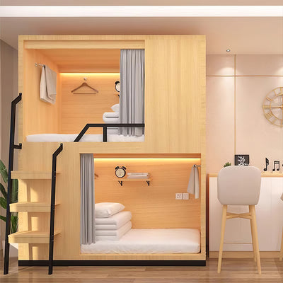 Multi-functional Solid Wood Bunk Bed for Bedroom BED-2005 (In Stock)